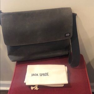 Jack Spade Warren Street NY Waxwear Messenger Bag